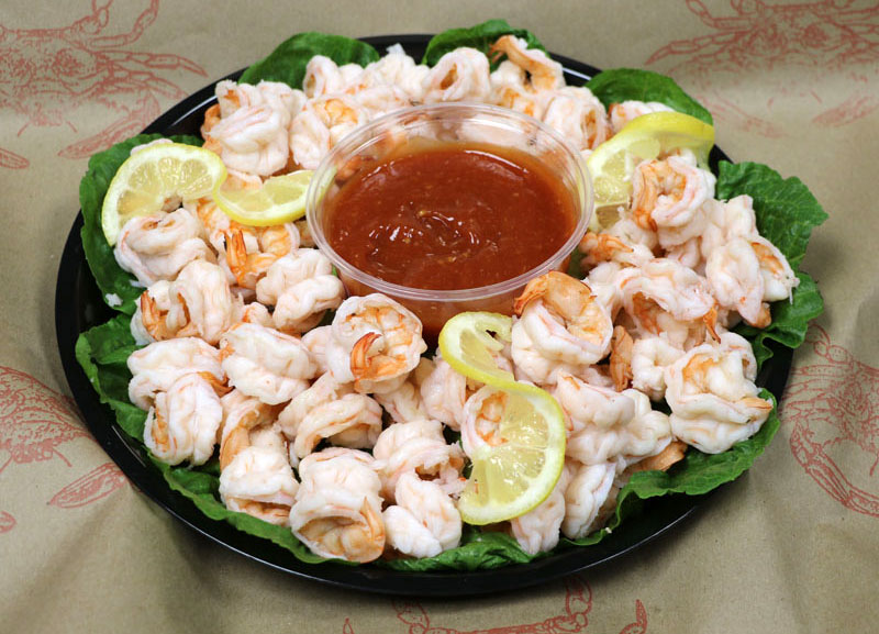 cocktail shrimp platter